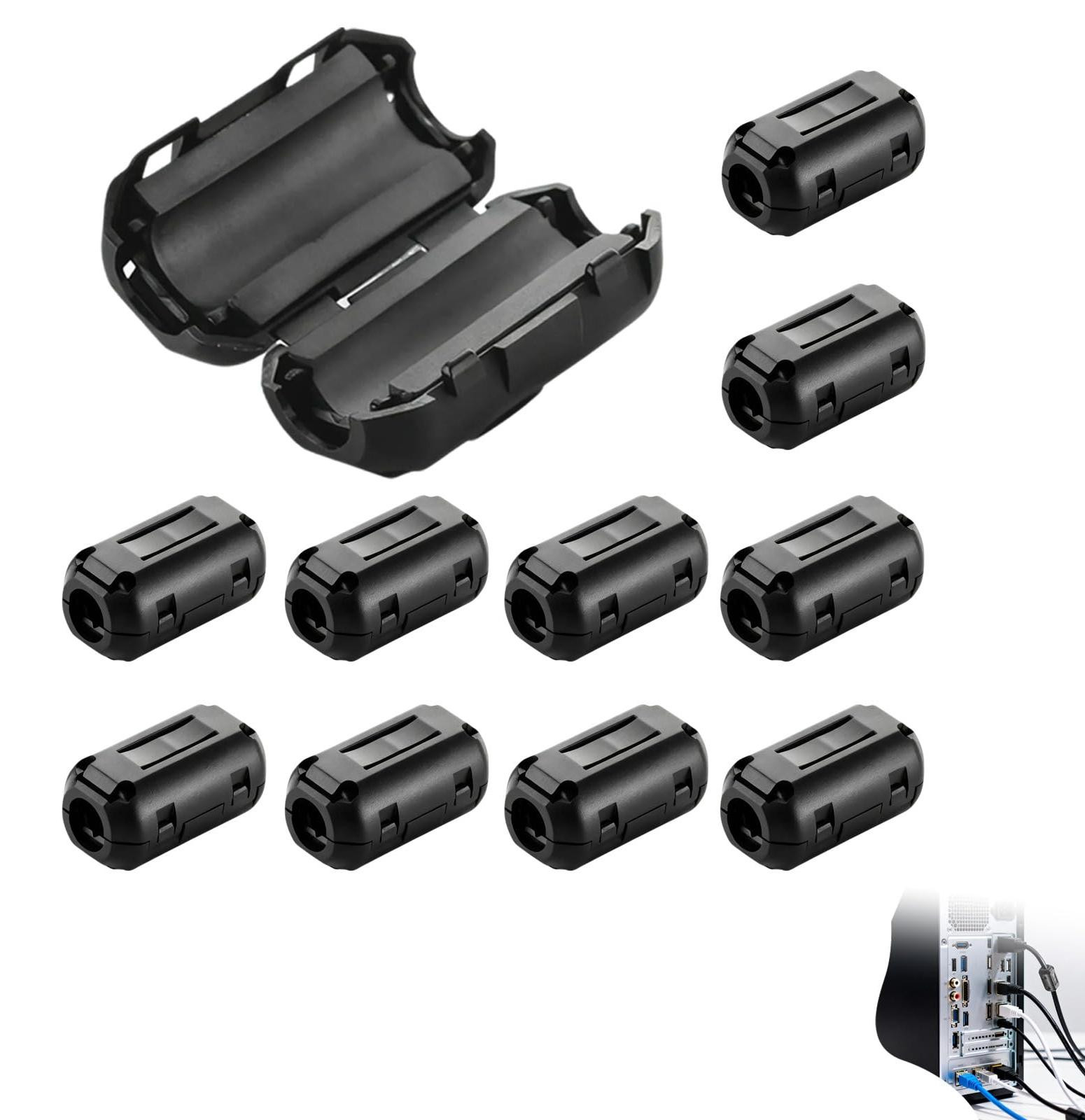 Dripio Verpakking met 12 ferrietfilters van 3,5 mm voor kabels