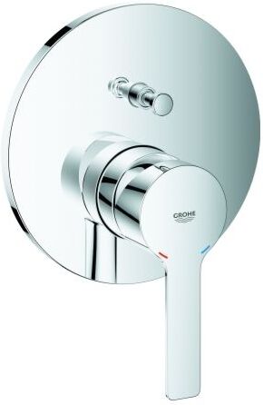Grohe Lineare Fertigmontageset 24064001 chrom, Unterputz-Wannenarmatur