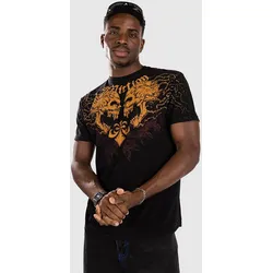 Affliction Screaming Roots T-Shirt black lava wash Gr. L