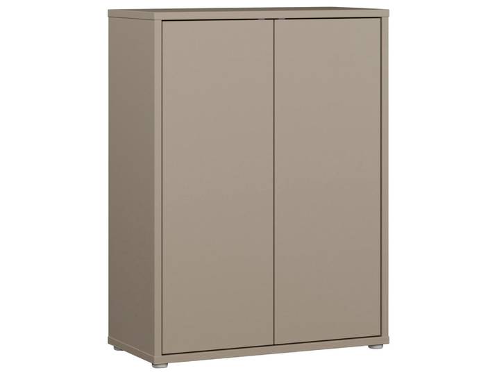 Modern Living Schuhschrank Alice Springs, Taupe, Kunststoff, 4 Fächer, 74.5x99.1x34.9 cm, Typenauswahl, stehend, Garderobe, Schuhaufbewahrung, Schuhschränke
