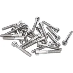 Titanschraube M6x40 zylindrischer Kopf | silber