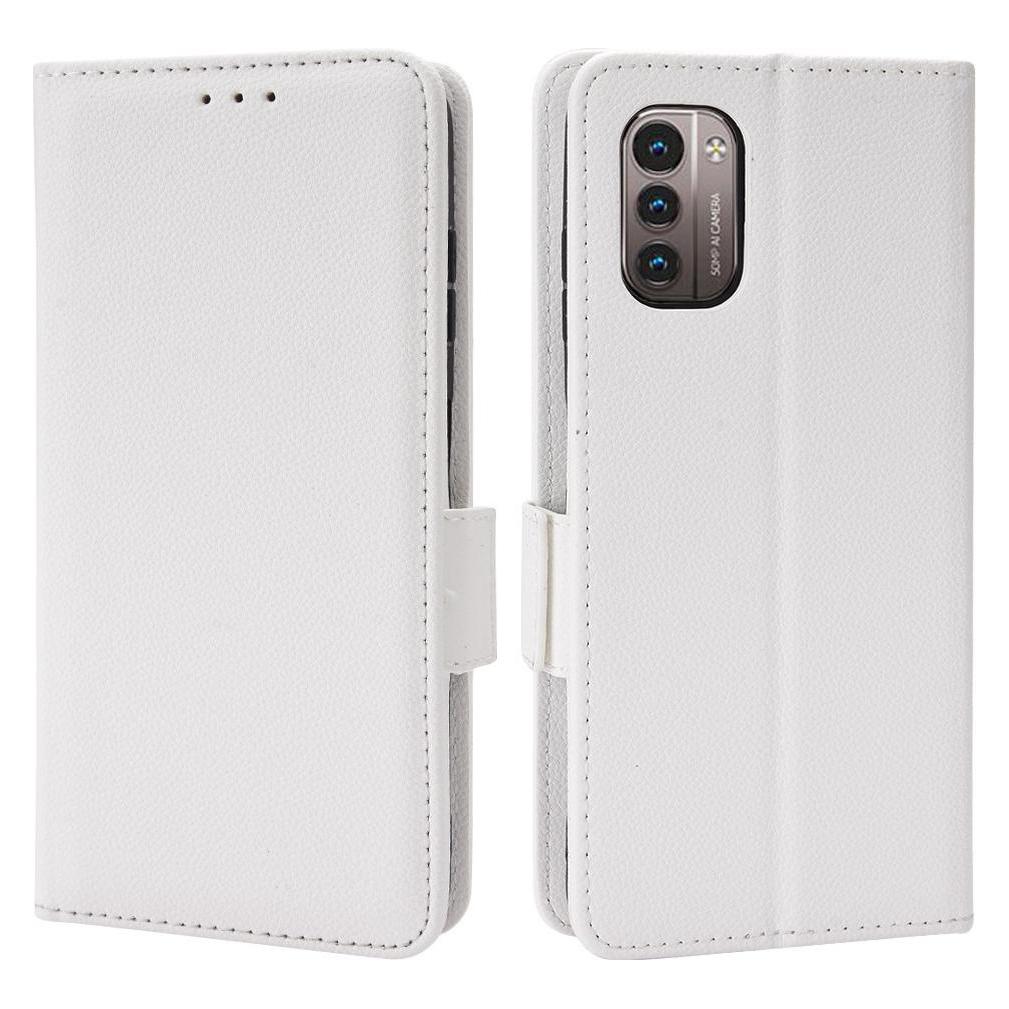 Cover-Discount Nokia G11 / G21 - Stand Flip Case Hülle weiss (Nokia G11, Nokia G21) (104703054B)