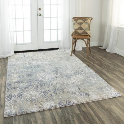 Alora Decor Elect Beige, Grey, and Black Geometric Rug