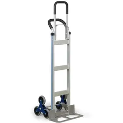 Alu-Sackkarre Treppensteiger mit 3 Rädern, Tragfähigkeit 200 kg