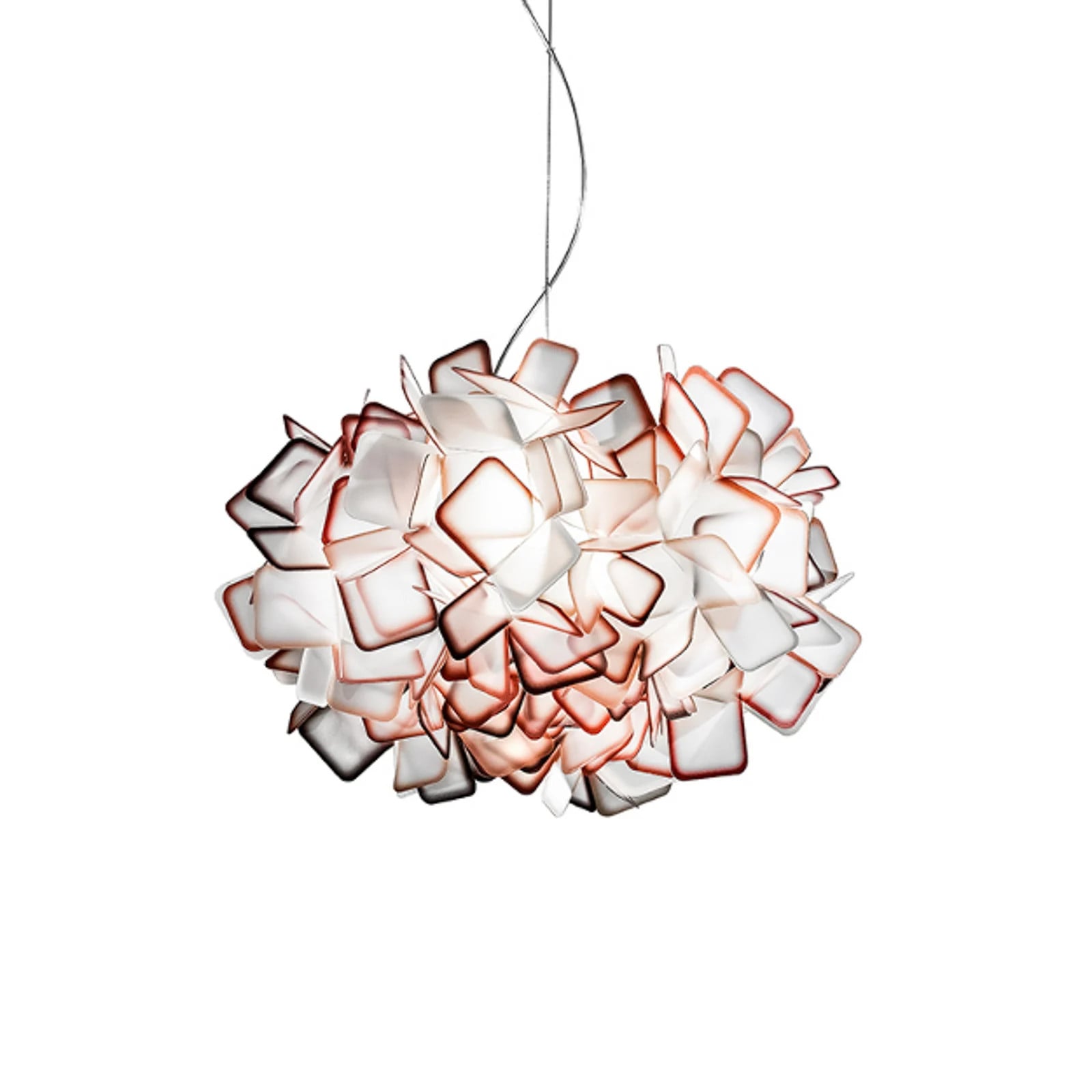 Slamp Clizia hanglamp Oranje van kunststof