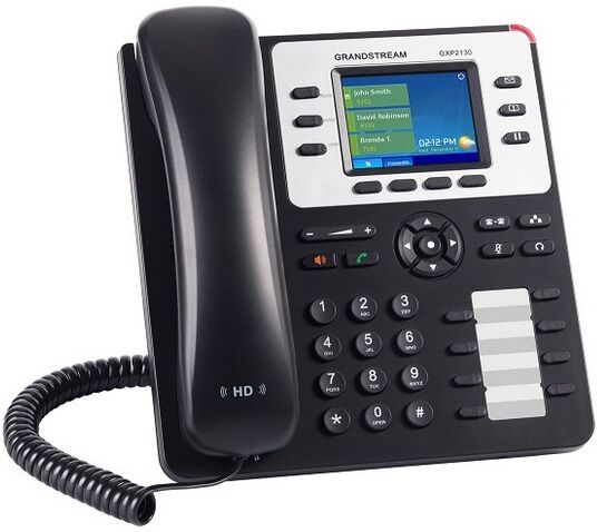 Grandstream GXP-2130 Téléphone IP professionnel, 3 comptes SIP