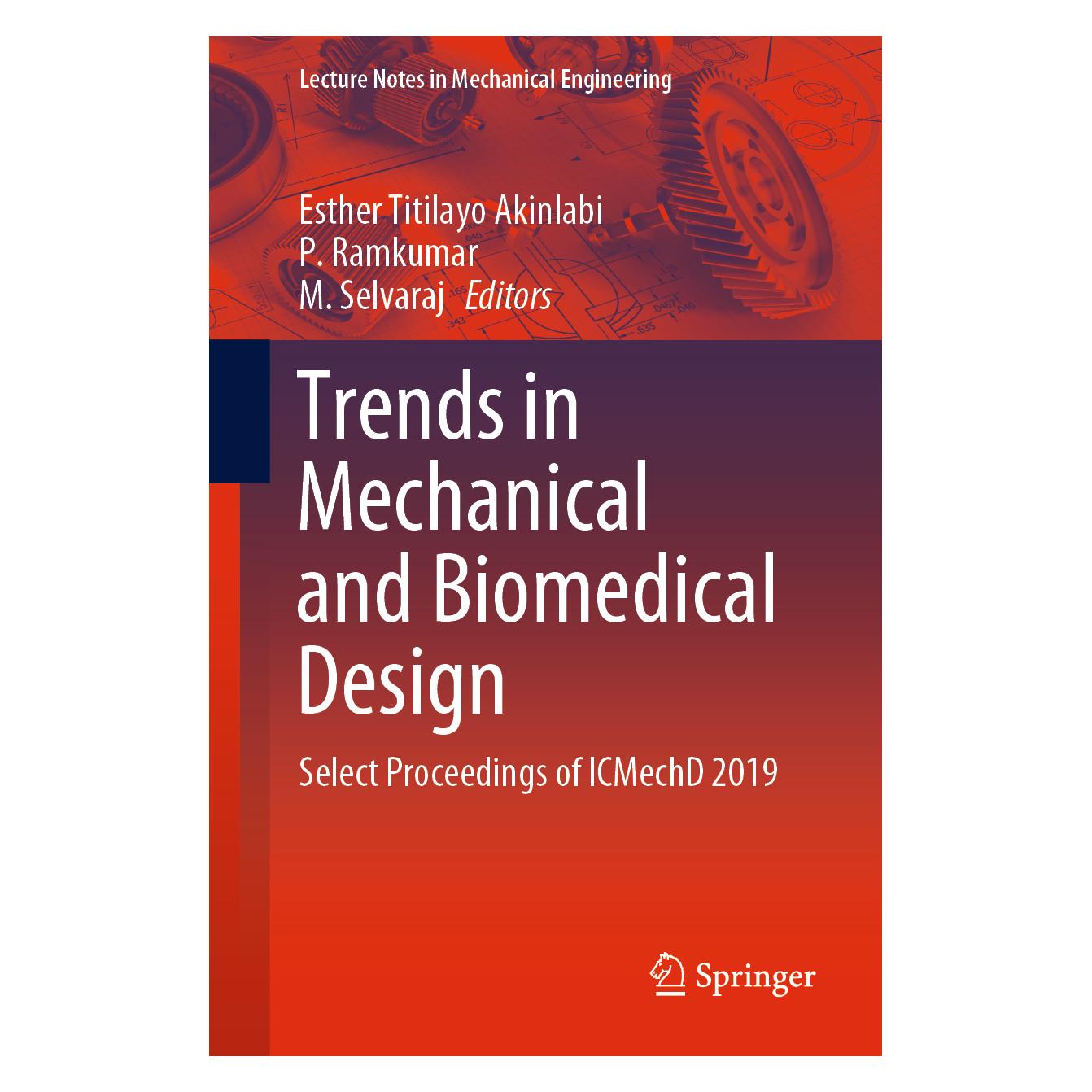 Springer Trends in Mechanical and Biomedical Design (Englisch, Softcover, Esther Titilayo Akinlabi, M, P, Ramkumar, Selvaraj) (56134141)