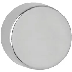 MAUL Neodym Magnete 8x5 mm, 50er-Pack silber, 0.5 cm