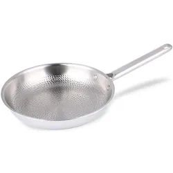 Maestro Patelnia stalowa HAMMERED 28cm MR-1229-28, Pfanne + Kochtopf, Silber