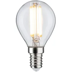 Paulmann LED Filament Tropfenform P45, 230V, E14, 6.5W 2700K 806lm, klar PAUL-28650