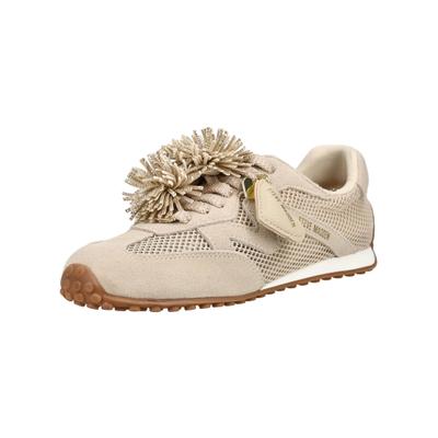 Schnürschuh STEVE MADDEN "STEVE MADDEN Sneaker Textil", Damen, Gr. 38, sand, Textil, Schuhe Schnürschuh