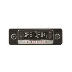 DIETZ Retro 301 DAB/BT Classic/Oltimer Autoradio USB/MP3/BLUETOOTH - Farbe sc...