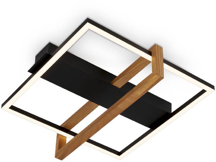 BRILONER LEUCHTEN Deckenleuchte Deckenleuchte NESTED , schwarz (weiß, neutral), Leuchten, Deckenleuchte
