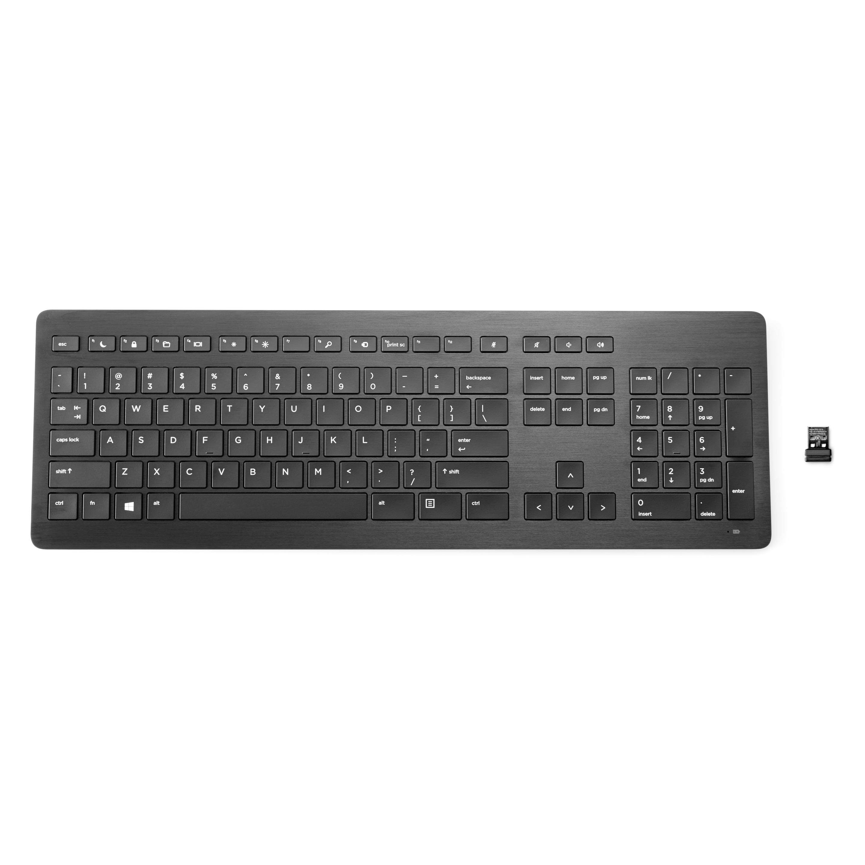 HP 917665-111 Tastatur RF Wireless (Eng. Int., Kabellos) (917665-111)