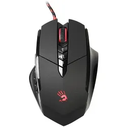 A4Tech Bloody V7 Maus wire, schwarz, 3200DPI (Kabelgebunden), Maus, Schwarz