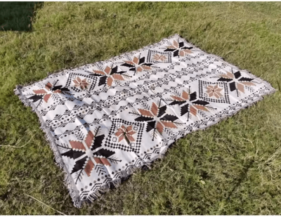 Inspire Curations Bohemian Woven Camping Throw Blanket a 90x150cm