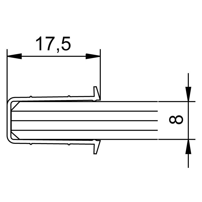 Dormakaba Glasschutzprofile GRAL (874.043.00099)