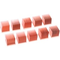 GPU RAM Copper Heatsinks 14x14mm, Kühlkörper kupfer, 10 Stück