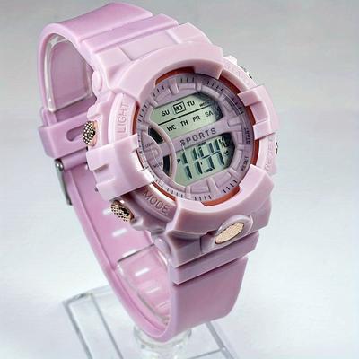 ModernMart Kids Digital Sports Watch Waterproof LED Luminous Student Electronic Watch purple