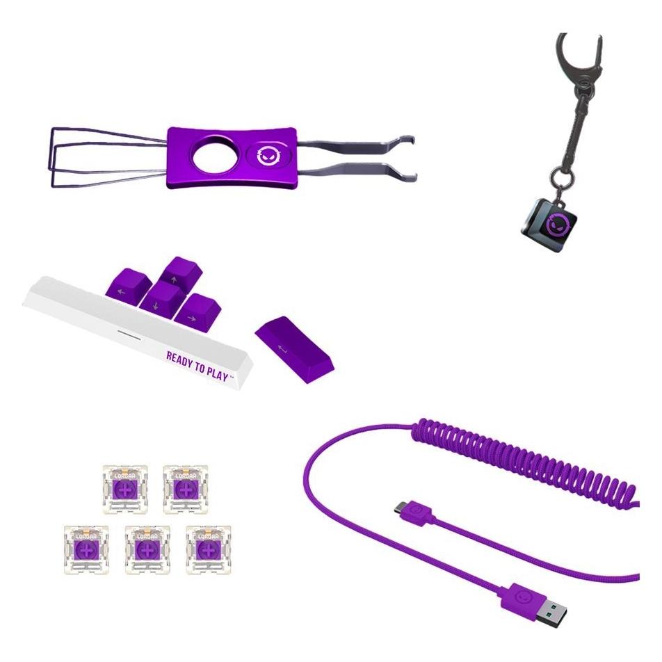 Lorgar Computertastatur Klaviatūra KBP70TKLW TKL Wireless Weiss (Eng. Int., Kabelgebunden, Kabellos) (LRG-KBP70TKLW-WH-US)