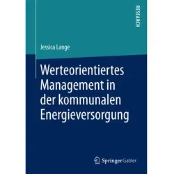 Werteorientiertes Management in der kommunalen Energieversorgung, Fachbücher von Jessica Lange