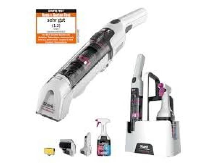 Shark StainForce Drahtloser Fleckenentferner Fleckenreiniger Leicht und Tragbarer Fleckenentferner, Fleckenentferner und Geruchsentferner für Teppiche, Zubehör und komplette Reinigungslösung, HX100EUT