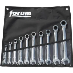 Forum Professional Solutions, Schraubenschlüssel, Einmaulschlüssel (10  mm, 13 mm, 15 mm, 16 mm, 17 mm, 18 mm, 19 mm, 22 mm, 24 mm)