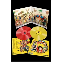 Plastoy, Schallplatten, One Piece New World - Limited Edition Red + Yellow Vinyl (Vinyl LP) (Original Soundtrack zum Film)