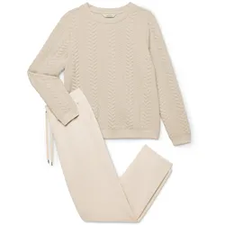 Tchibo - Hausanzug - Damen - Gr. XL - creme