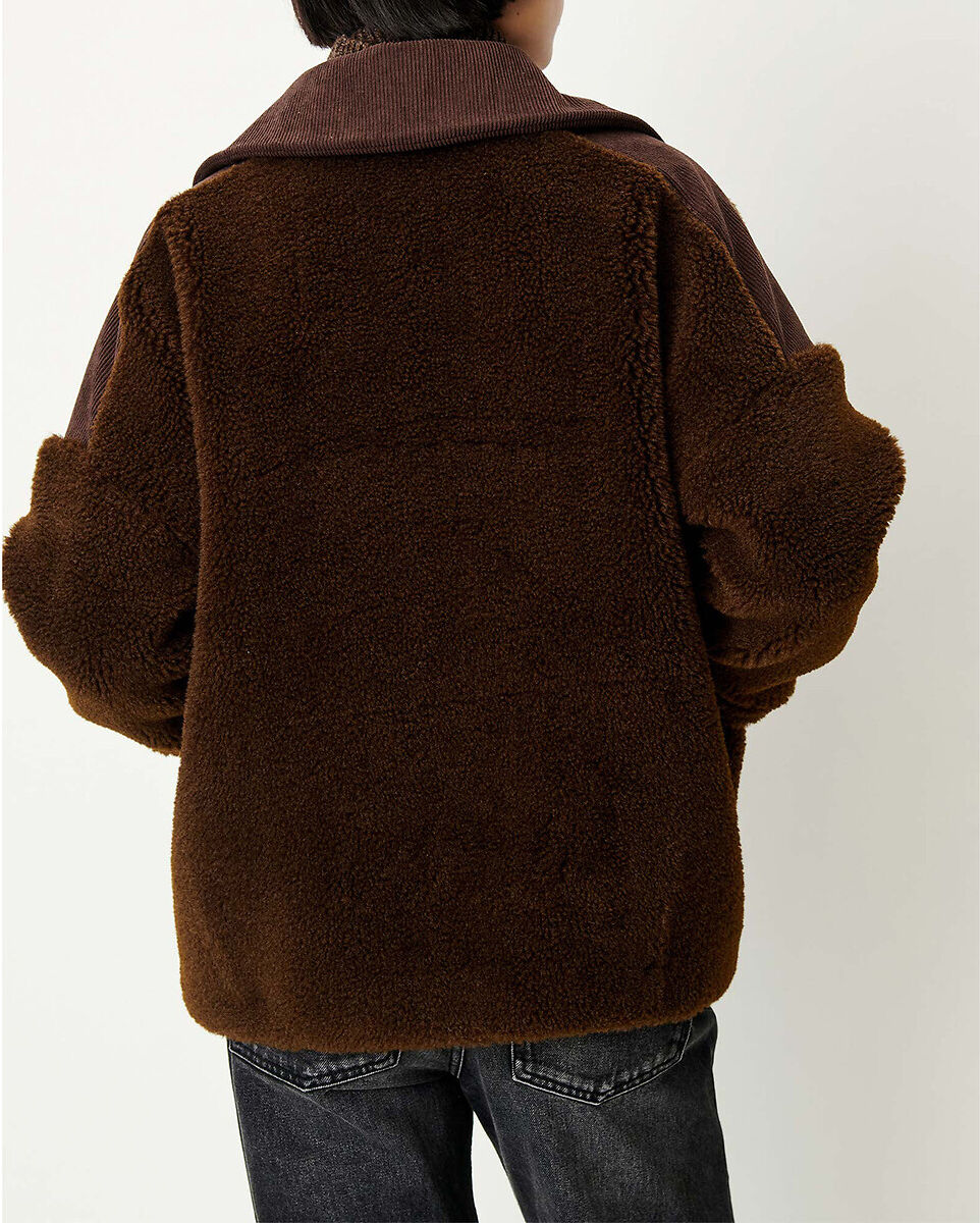 SESSUN Manteau court en sherpa, ICY ROCKY