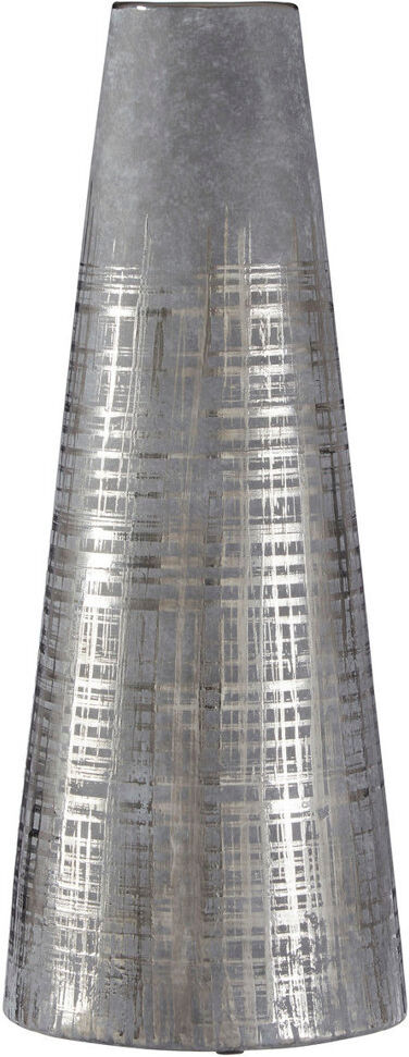 Bloomsbury Market Cleek Table Vase 1 Grey 37cm H x 15cm W x 15cm D
