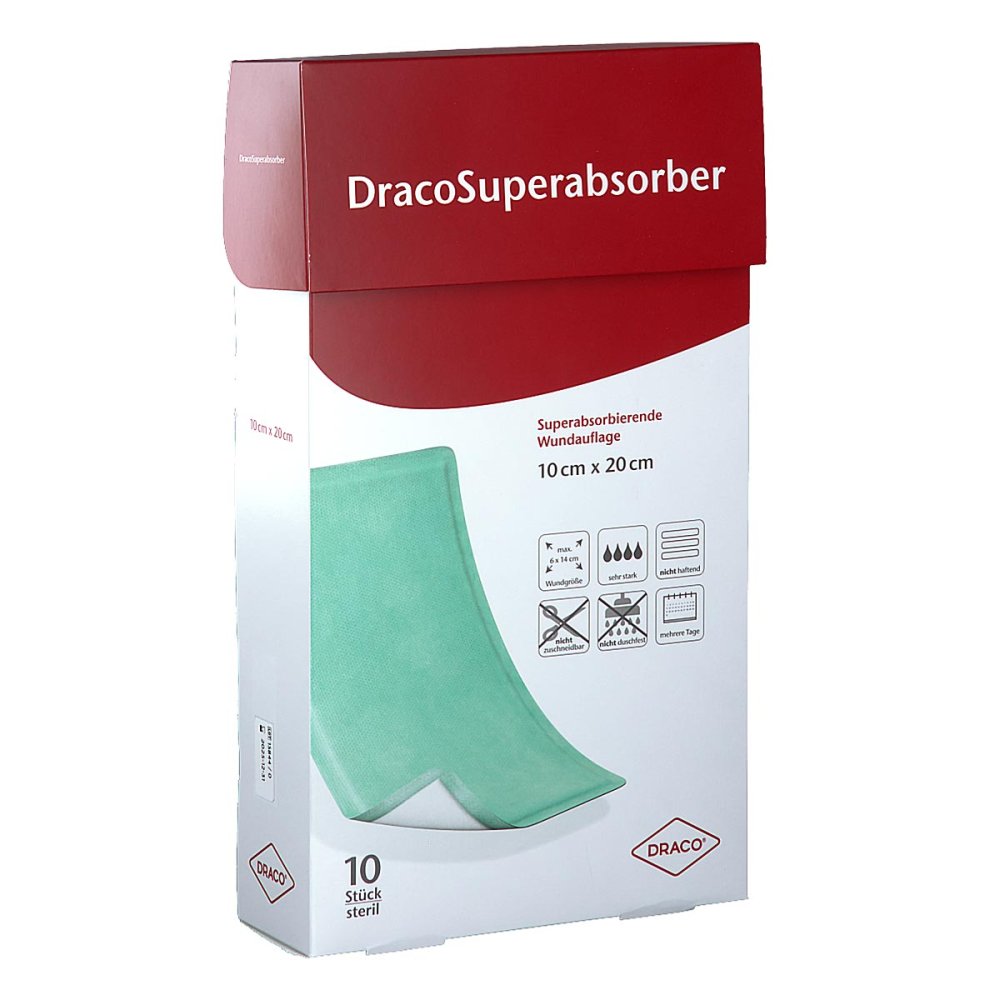 Dr. Ausbüttel GmbH & Co. KG Dracosuperabsorber 10x20 Cm Wundauflage 16086446