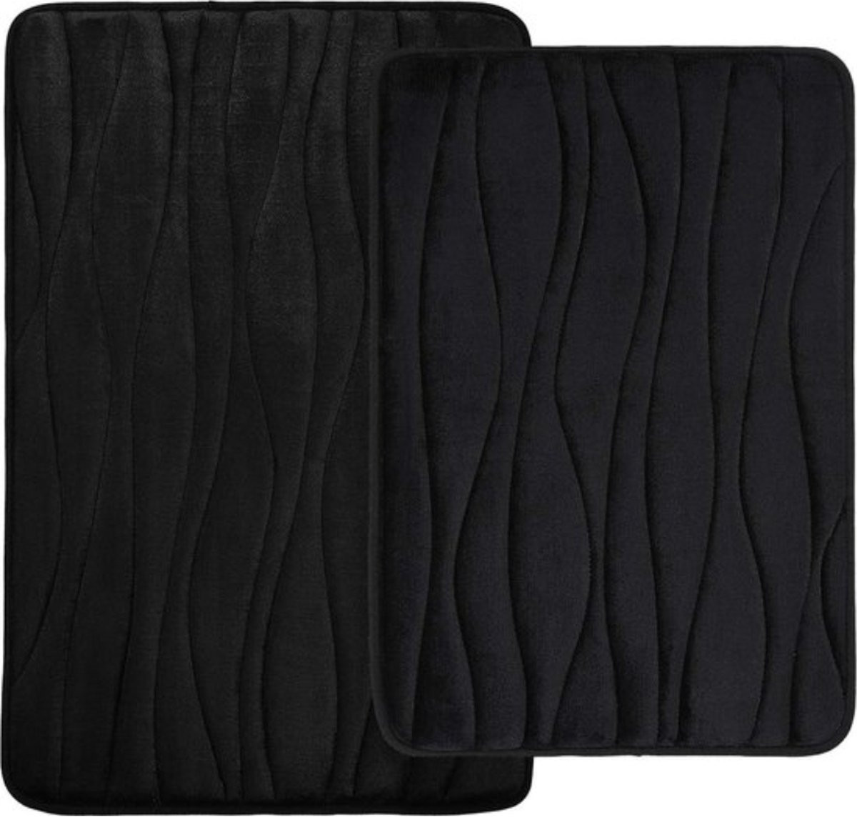 Binnenhuis Comfort Set: Luxe Tweedelige Badmatten Collectie met Geheugenschuim voor volwassenen
