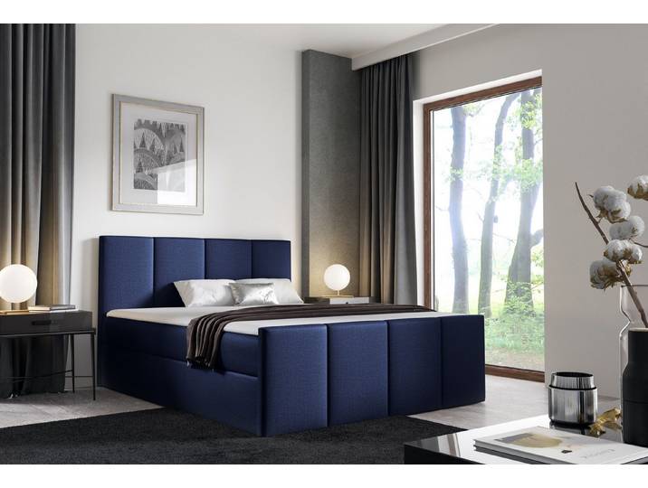 MF Design Boxspringbett Boxspringbett LARS mit Bettkasten und Federautomatik, Vorhanden