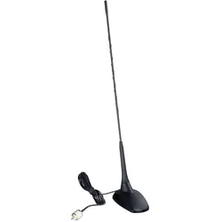 Albrecht CBM-517 massefreie CB-Funk Antenne, 44 cm mit 4 m Kabel und PL-Stecker, Walkie Talkie Zubehör