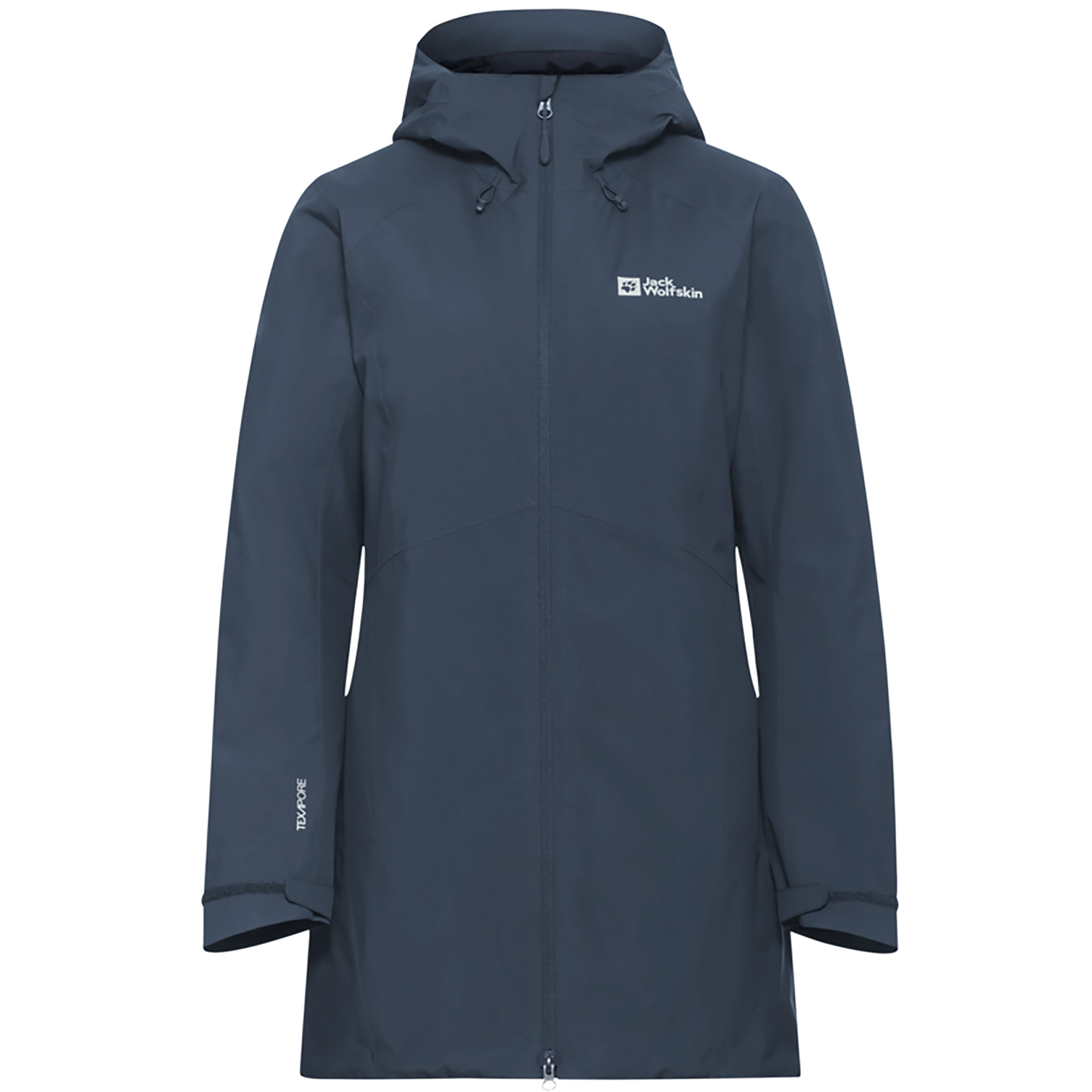 Jack Wolfskin Heidelstein Ins Mantel Damen Parkas & Mäntel blau Größe XL Camping Wasserabweisend Wasserabweisend