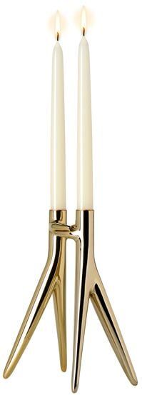 Kartell Abbracciaio Kerzenhalter (chrom metallic) chrom metallic