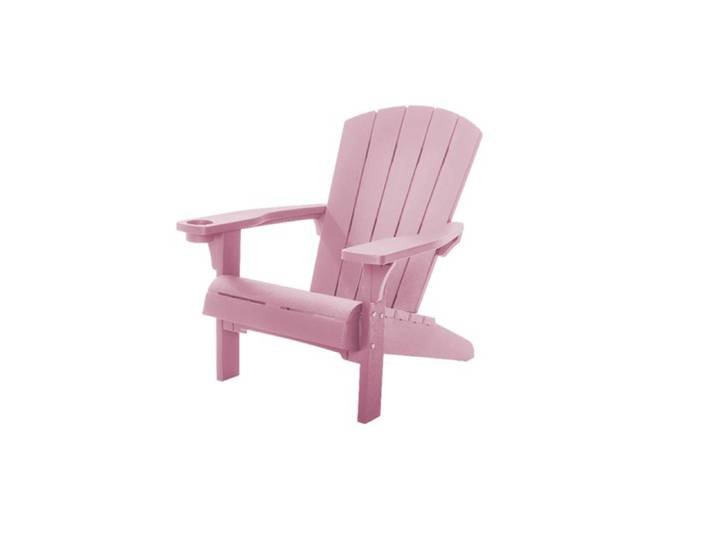 Chaise de jardin Adirondack - Rose - Style bois -KETER