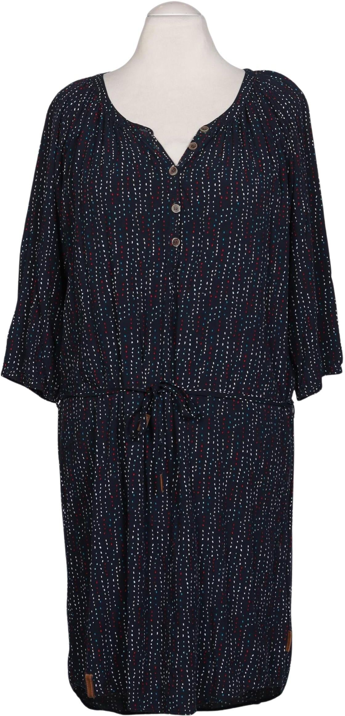 Naketano Damen Kleid, Marineblau, Gr. XL, Viskose - Second Hand