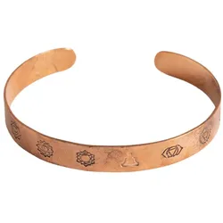Symbolschmuck - Armreif Chakra kupfer