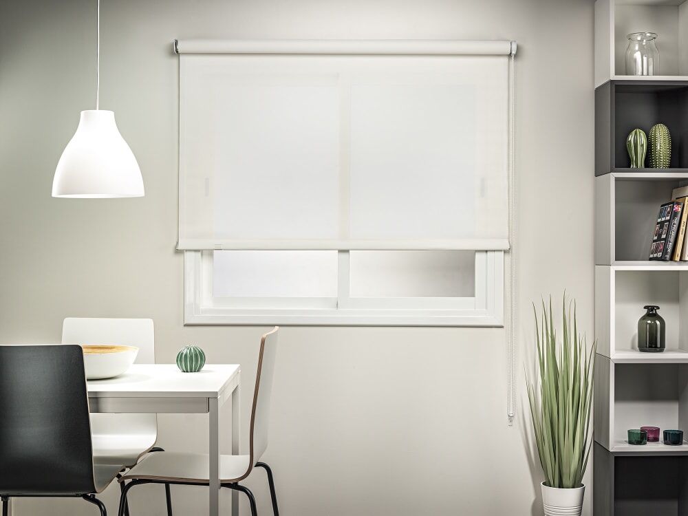 Easydeco Store enrouleur 120 x 250 blanc Blanc 120x250x120cm