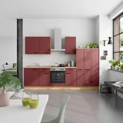 Küchenleerblock Easytouch Low o. Geräte Rot