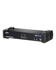 ATEN CubiQ KVM-/Audio-Switch 2 x KVM/Audio 1 lokaler Benutzer Desktop (CS1782A)