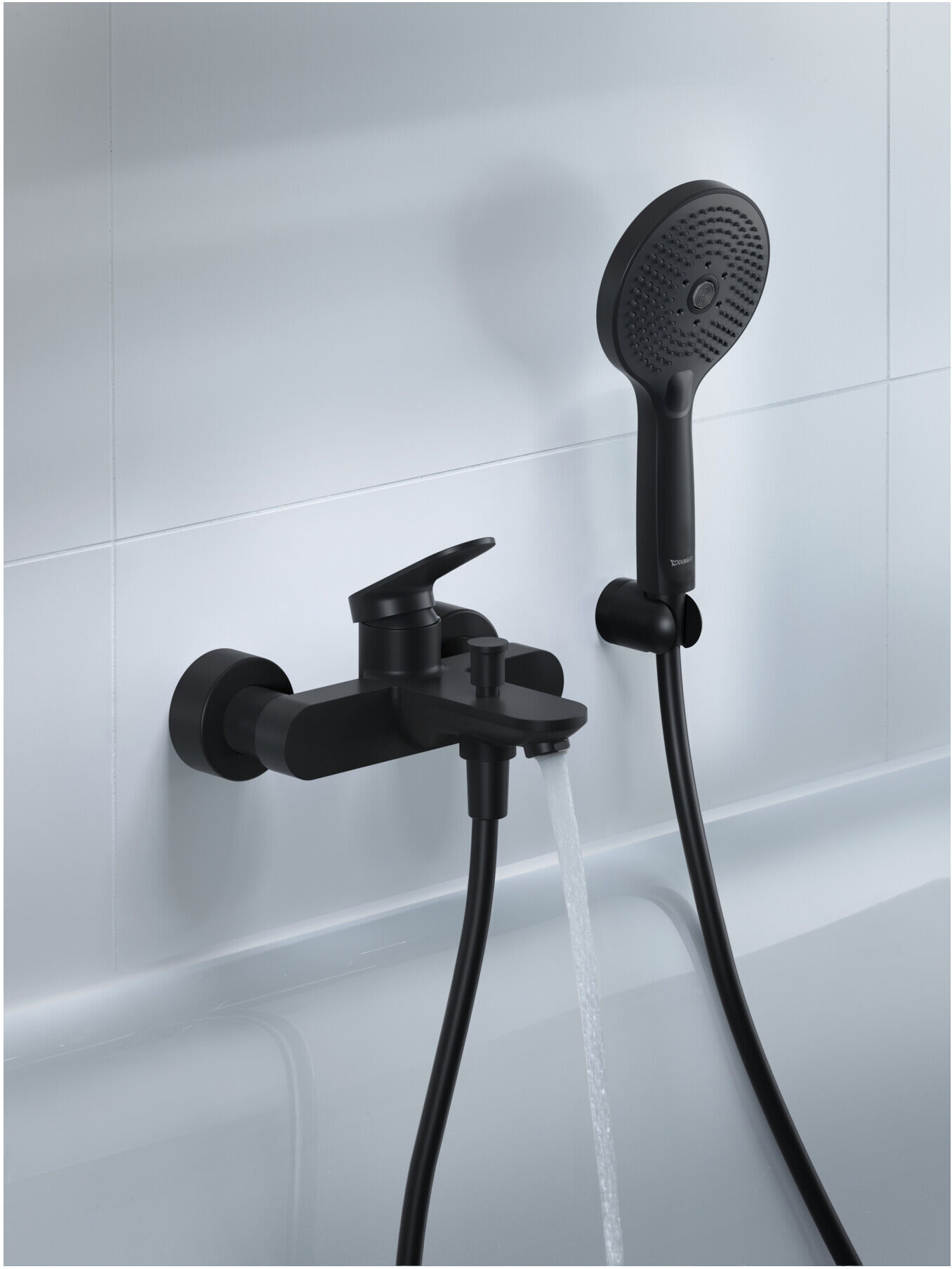 Duravit Brausehalter fest. Haltep., a Kunststoff, schwarz matt (UV0620001046)