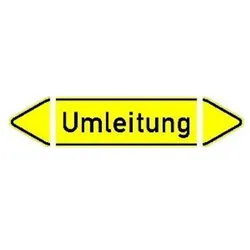 Magni, Sicherheitskennzeichnung, VKZ.36, 1400x350mm Umleitung + Wechselspitze RAL-Gütezeichen Folie RA2