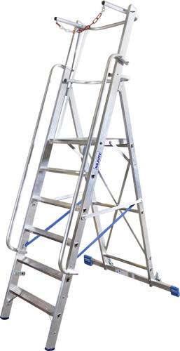 KRAUSE STABILO Stufen-StehLeiter mit großer Plattform und