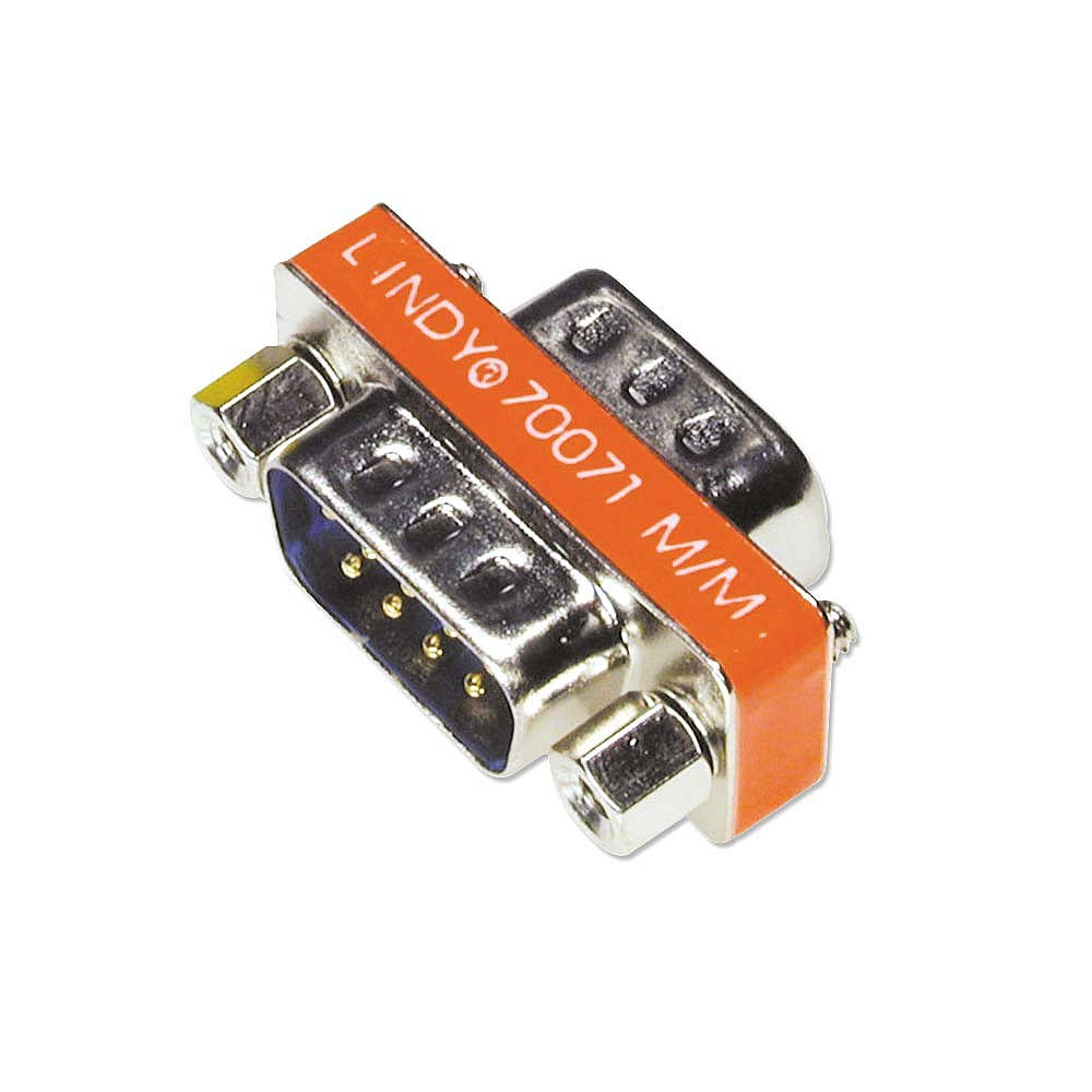 Lindy Adapter 9-polig Sub-D naar 9-polig Sub-D M/M
