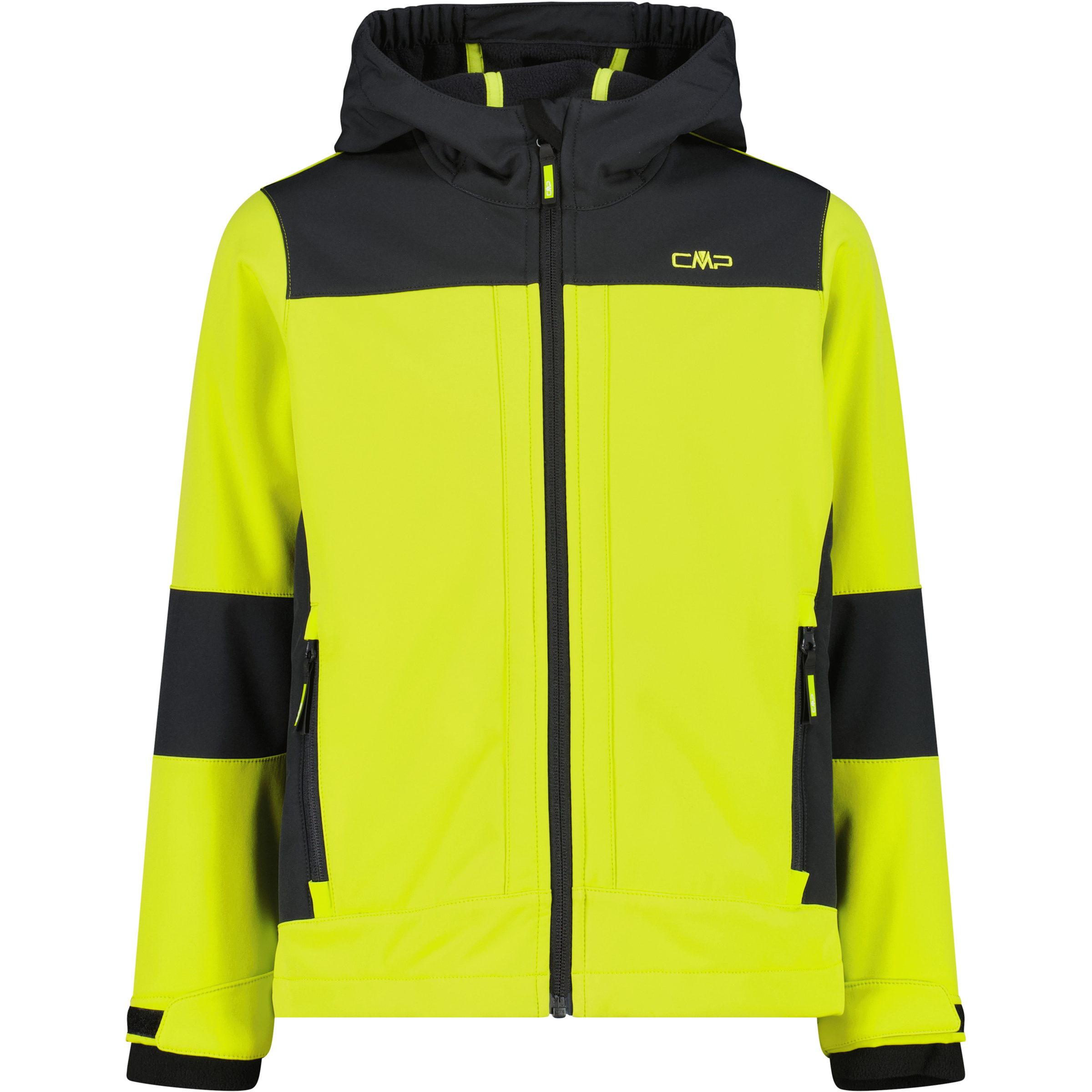 CMP Softshell Kinder Softshelljacke gelb Größe 152 Trekking Wasserabweisend