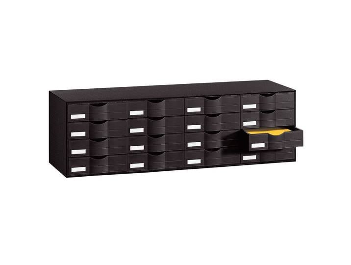 Paperflow Bloc classeur 16 tiroirs noir