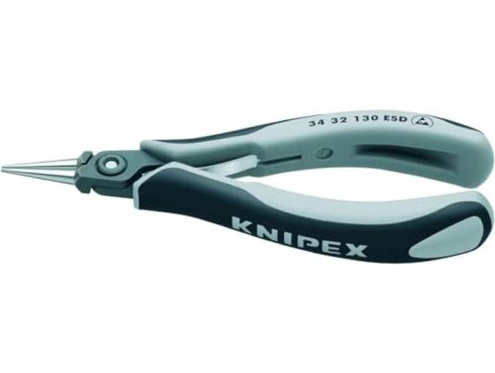 KNIPEX Precisie elektronicagrijptang ESD, 34 32 130 ESD
